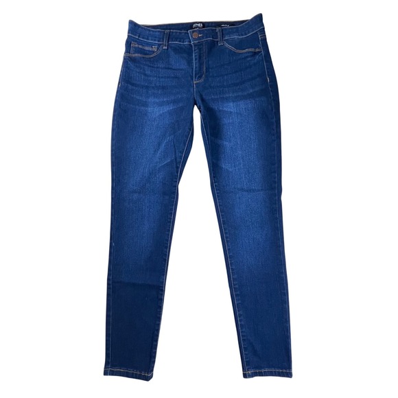 Jones New York Essix Skinny Jeans Womens Size 10 Dark Wash Denim Pants - Picture 1 of 11